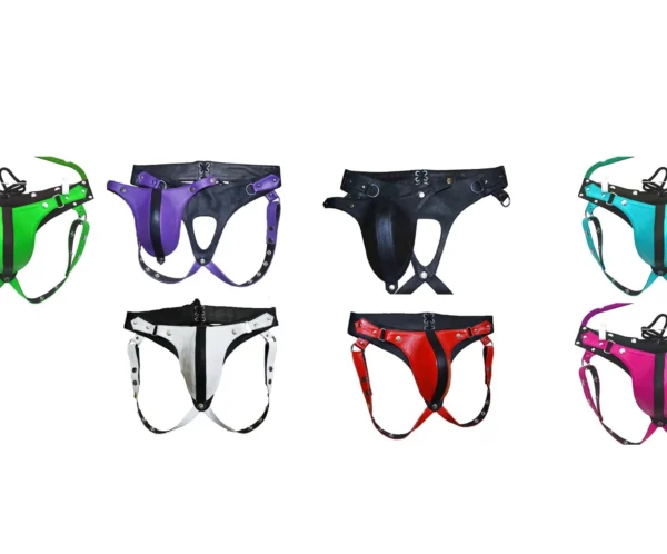 il_1588xN.7203663127_poqx Men’s Genuine Leather Jockstrap with Codpiece Fetish Thong