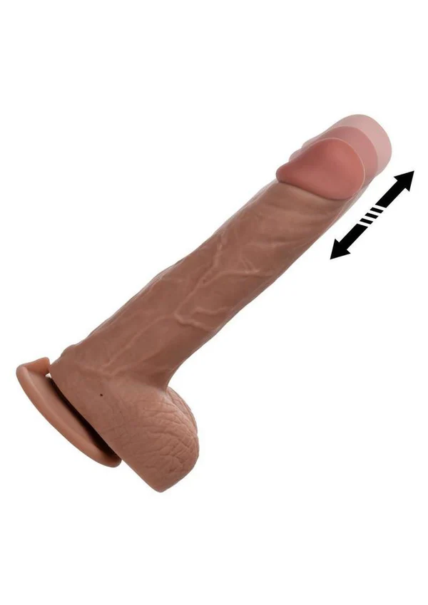 The Thrusting Jack Hammer Rechargeable Silicone Vibrating Dildo