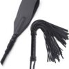 Leather Flogger with Wooden Grip Thuddy BDSM Thoddy Flogger