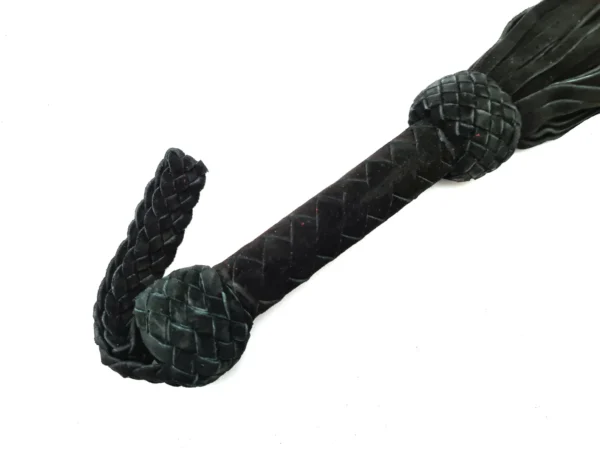 70 Tails Suede Flogger, Handcrafted BDSM Whip, 28 Inches