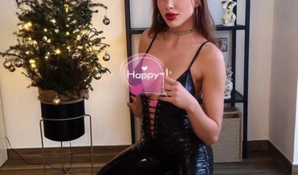 Sexy PVC Leather Bodysuit for Women – Zipper Catsuit with Open Crotch