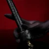 Leather Command Whip 33in Rigid Single Tail Whip for Impact Play BDSM Leather Bullwhip
