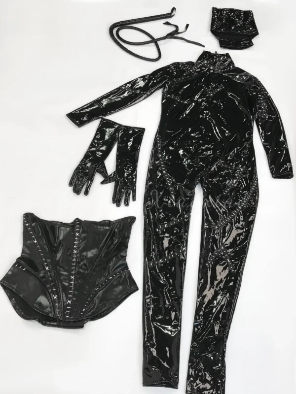 Catwoman Costume: Batman Returns' PU Leather Catsuit