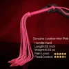 Genuine Leather Cat O Nine Tail Flogger 32In Heavy BDSM Whip Handmade Impact Play Paddle Fetish Discipline Whip Dungeon Punishment Toy