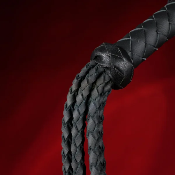 Genuine Leather Cat O Nine Tail Flogger 32In Heavy BDSM Whip Handmade Impact Play Paddle Fetish Discipline Whip Dungeon Punishment Toy
