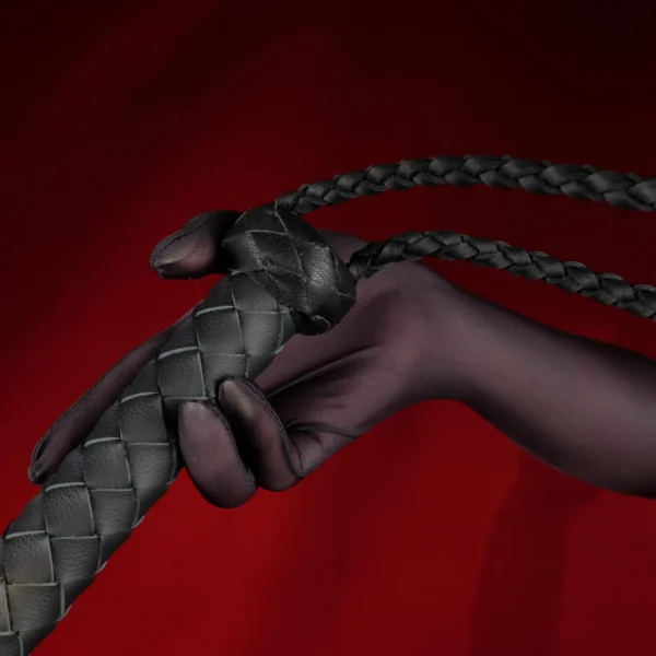 Genuine Leather Cat O Nine Tail Flogger 32In Heavy BDSM Whip Handmade Impact Play Paddle Fetish Discipline Whip Dungeon Punishment Toy