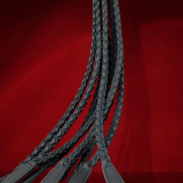 Genuine Leather Cat O Nine Tail Flogger 32In Heavy BDSM Whip Handmade Impact Play Paddle Fetish Discipline Whip Dungeon Punishment Toy