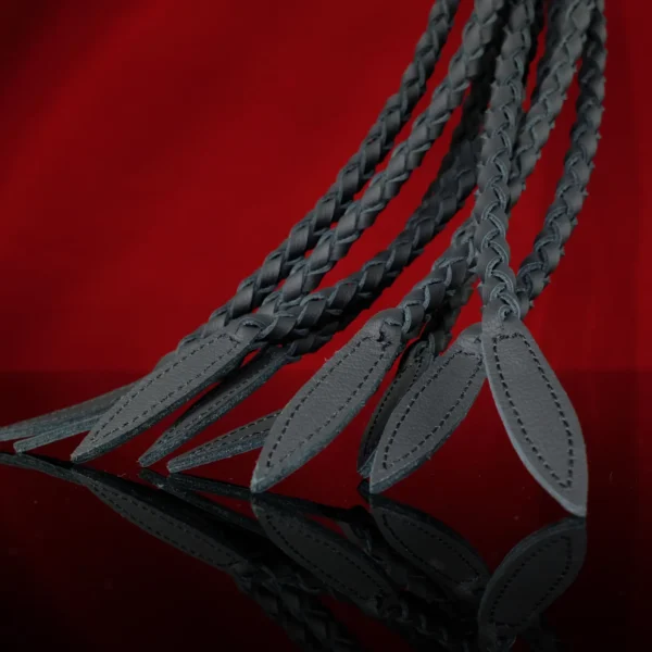 Genuine Leather Cat O Nine Tail Flogger 32In Heavy BDSM Whip Handmade Impact Play Paddle Fetish Discipline Whip Dungeon Punishment Toy