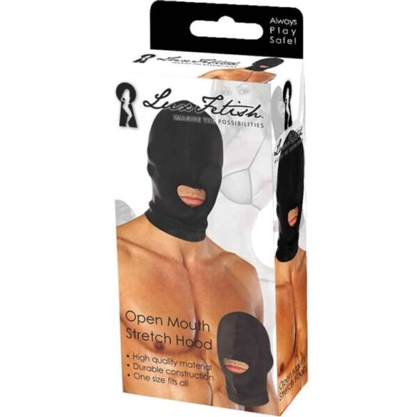 Open Mouth Stretch Hood | Lux Fetish