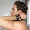 Strict Leather Wrist to Neck Locking Restraint For Slaves