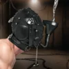 Degraded Sensory Deprivation Hood with Funnel For Your Well-Behaved Slave